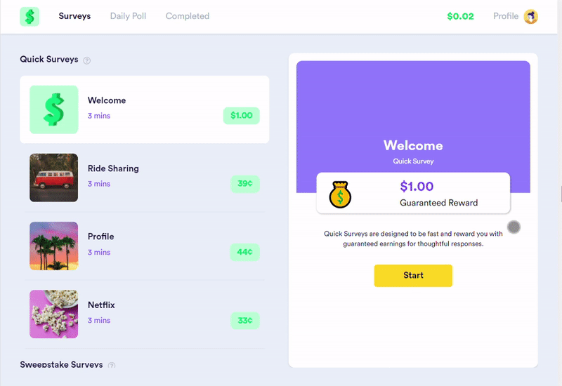 Responsive offer wall adapting across breakpoints