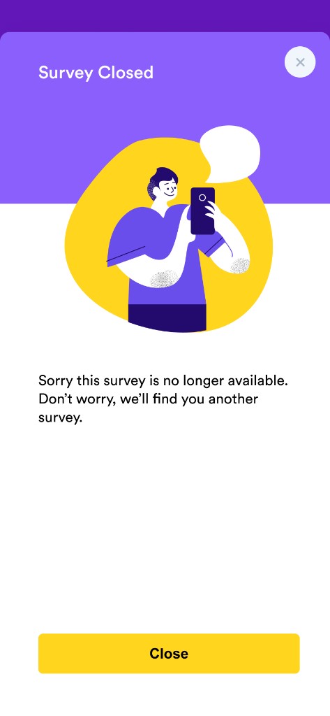 Survey no longer available